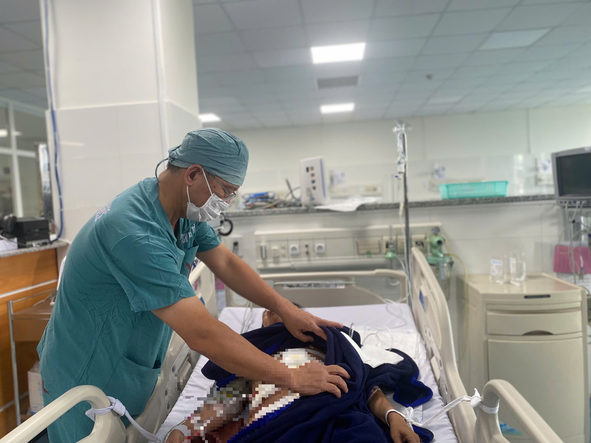 Bệnh nhân đang được theo dõi tại Khoa Phụ sản