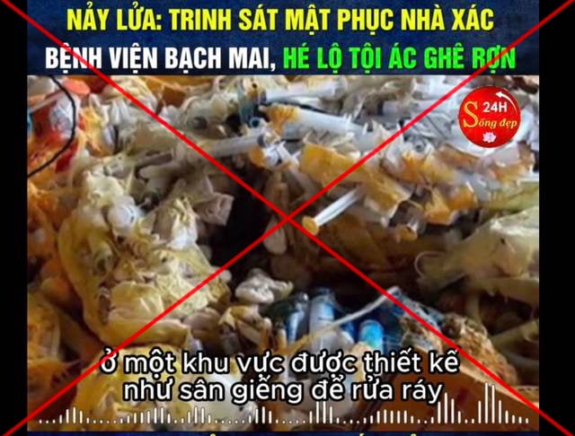 Bệnh viện Bạch Mai phản bác thông tin sai lệch về chất thải, yêu cầu điều tra- Ảnh 1.